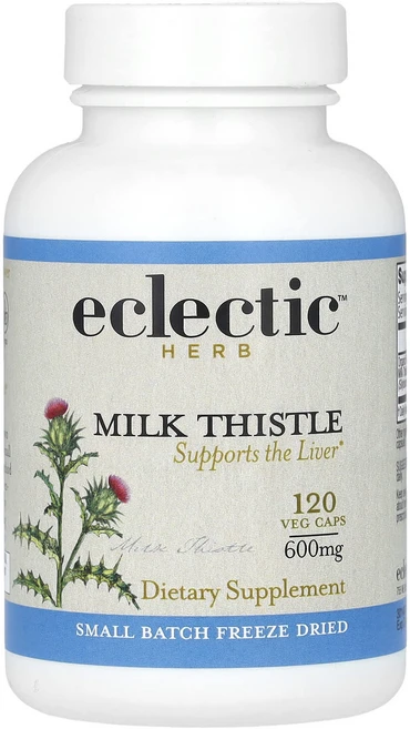 몸관리하세요 겨울입니다 Eclectic Herb 동결 건조 밀크시슬 베지 캡슐 120정(캡슐 1정당 600mg) 특별관리진행, EclecticHerb동결건조밀크시슬베지캡슐120정캡슐, 1, 120정 - 쿠팡