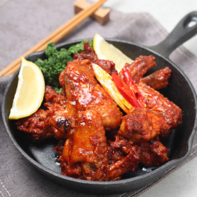 (119푸드) 119불 날개 매운맛, 1개, 450g