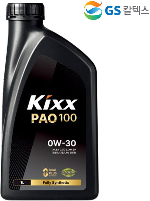 킥스파오 Kixx PAO 100(구 PAO1) 0W30 합성 가솔린 디젤 LPG 엔진오일, 5개, 1L