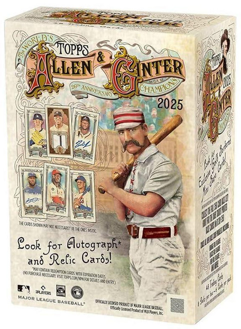 Topps Allen Ginter Baseball 8팩 블래스터 밸류 박스