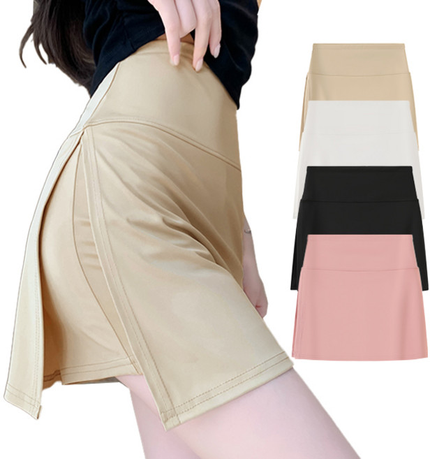 핑크셀럽 밴딩 트임 속바지 골프 테니스 스커트