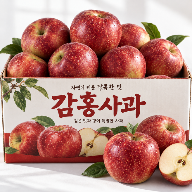 [실속특가] 산지직송 당도선별 감홍 사과, 1박스, 5kg