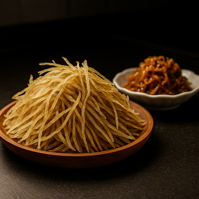 명태 함량이 높은 국내가공 명엽채 명태채 건어물반찬, 1개, 300g