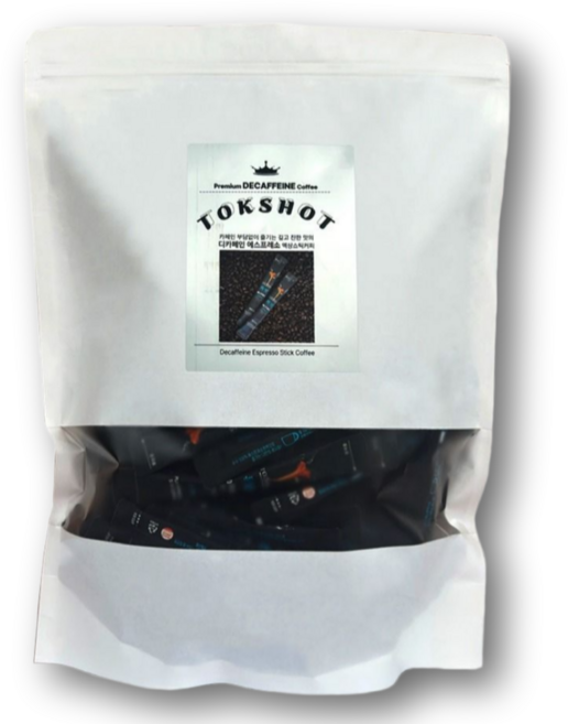 톡샷 디카페인 에스프레소 아메리카노 액상커피 스틱커피 임산부커피 캠핑 사무실 홈카페 여행, 11ml, 100개입, 1개