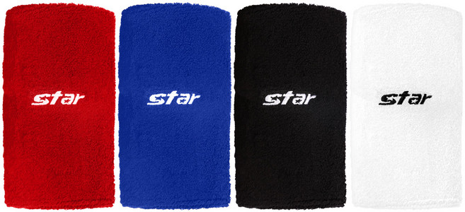 스타 손목밴드 (LONG) / 손목아대, 화이트