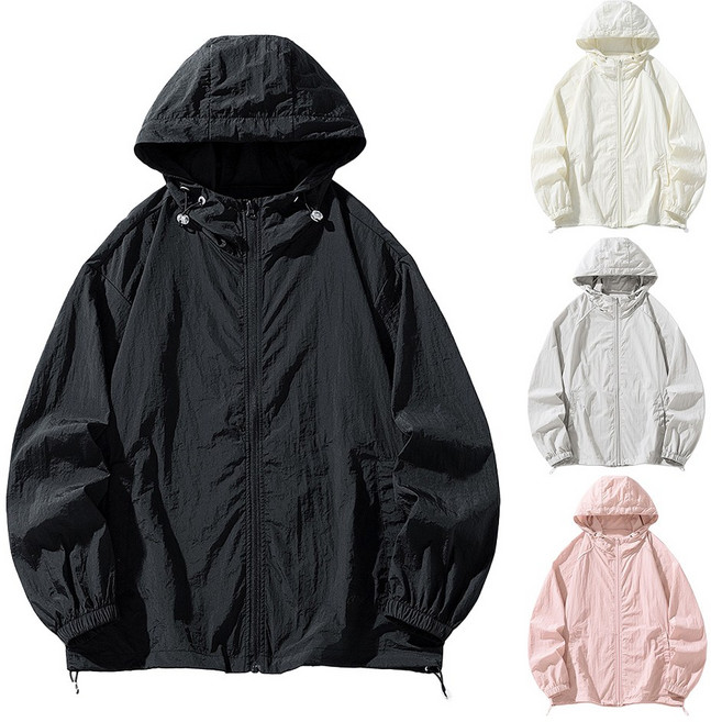 디디오 초경량 후드 바람막이 남녀공용 등산 운동 자켓