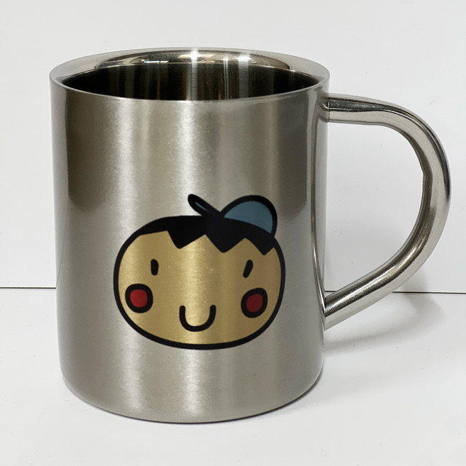 올스텐 손잡이 양치컵 신학기준비물 스텐 물컵 어린이양치컵, 1개, 디자인3번