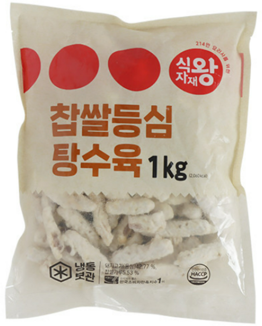 식자재왕 찹쌀등심탕수육 1kg, 1개