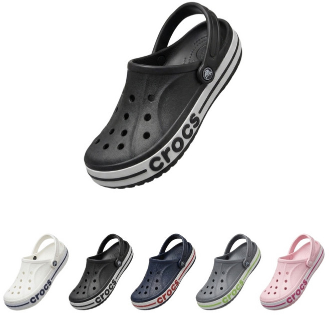 크록스 남녀공용 바야밴드 크록밴드 클래식 클로그 스포츠 샌들 슬리퍼