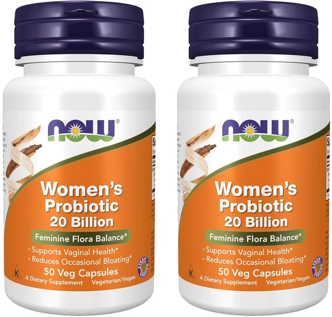 나우푸드 우먼스 프로바이오틱 유산균 200억 베지 캡슐, 2개, 50정 - 쿠팡