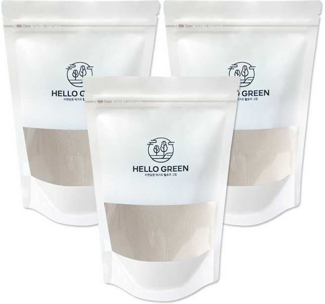 헬로우그린 복령 가루 분말 (팩), 3개, 500g