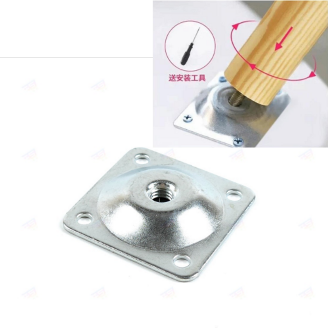경사 가구 다리 고정 브라켓 연결 커넥터 테이블 개스킷 DIY 제작 철물, B.9도
