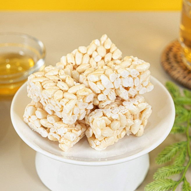 무농약 쌀 조청 강정 150g 수제 튀밥강정 백미 전통 과자 간식 주전부리, 2개