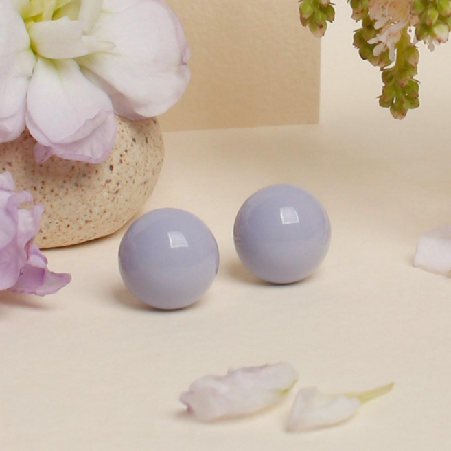 초콜리트쥬얼리 마이빈 10컬러 9mm 볼 데일리 미니 컬러 콩 귀걸이