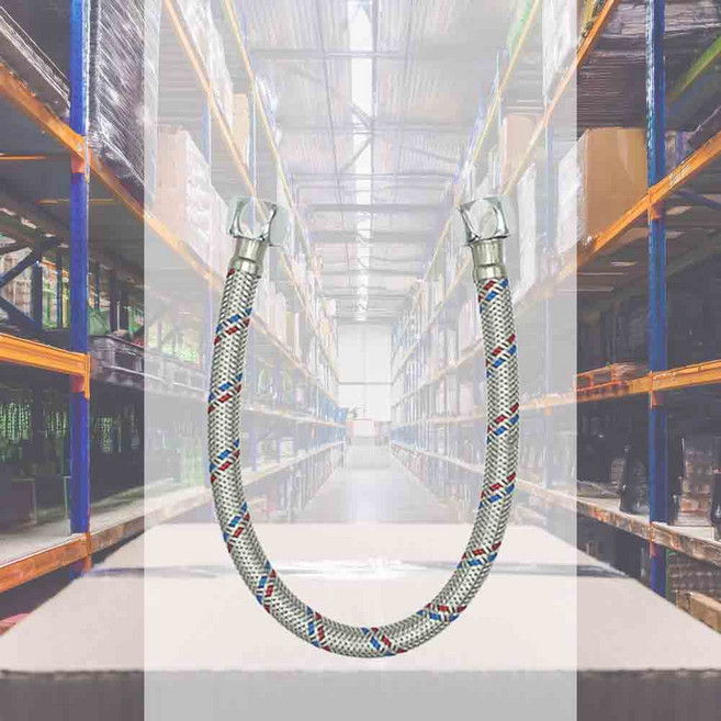 세면기 고압호스 대 50cm 연장호스 수도용품 연결호스 메탈호스 주방수전 배관호스