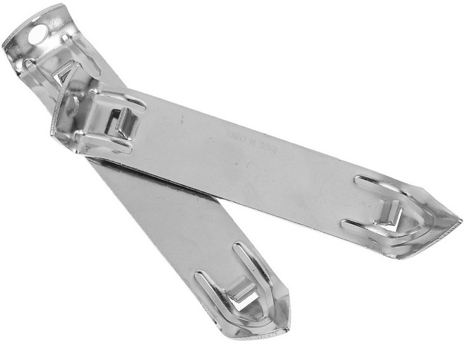 2 Pcs 스테인레스 스틸 병따개 마그네틱 냉장고 Carabiner 키 실버 캡 소다 맥주 유리 병 약국 인감 오프너, Silver