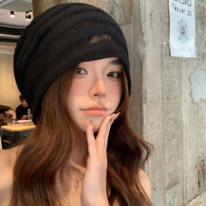 이엠 h07 봄 여름 비니모자 데일리 두건 비니