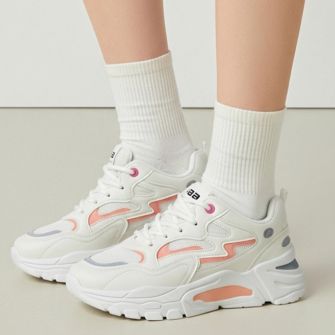 SDDDI 여성 4.5cm 키높이 운동화 런닝화 스니커즈 통굽 어글리 슈즈 청키 신발