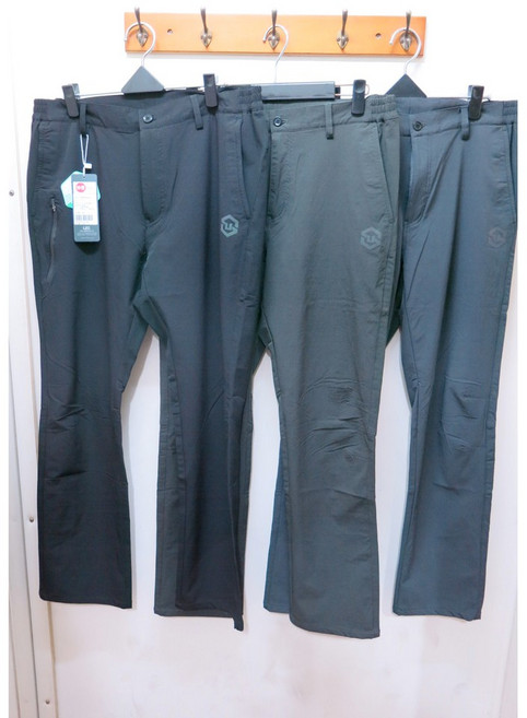 UNIONE 男生中厚超彈力運動休閒工作長褲