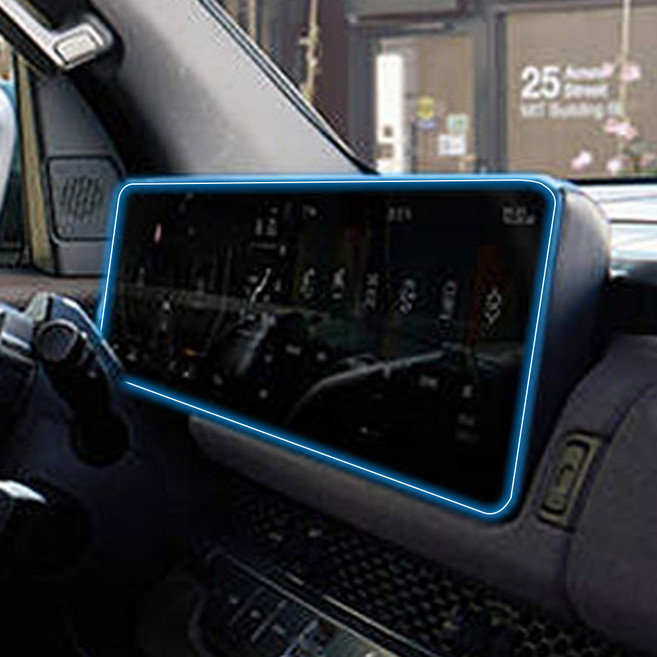 미르파크 타스만 호환 파노라믹 와이드 디스플레이 내비게이션 보호필름, 1GB, 네비게이션 풀커버(초고투명)