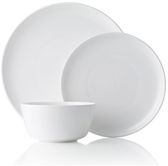 Marc Newson by Noritake 마크 뉴슨 바이 노리타케 파인 본 차이나 디너 세트 12피스, 1개