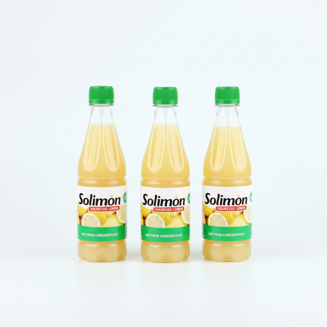 솔리몬 스퀴즈드 레몬즙, 500ml, 3개