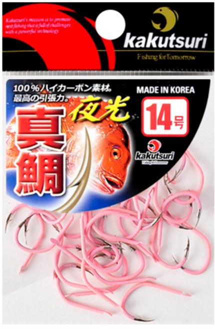 카쿠쯔리참돔벌크야광바늘 야광바늘 대용량바늘 축광바늘 장축광바늘 대물용바늘 선상바늘 야광바늘 밤낚시 갯바위바늘, 40개입, 1개