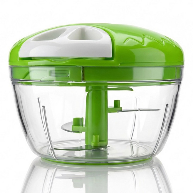 루메이크 분리세척 만능 마늘 야채 다지기, 1개, 그린