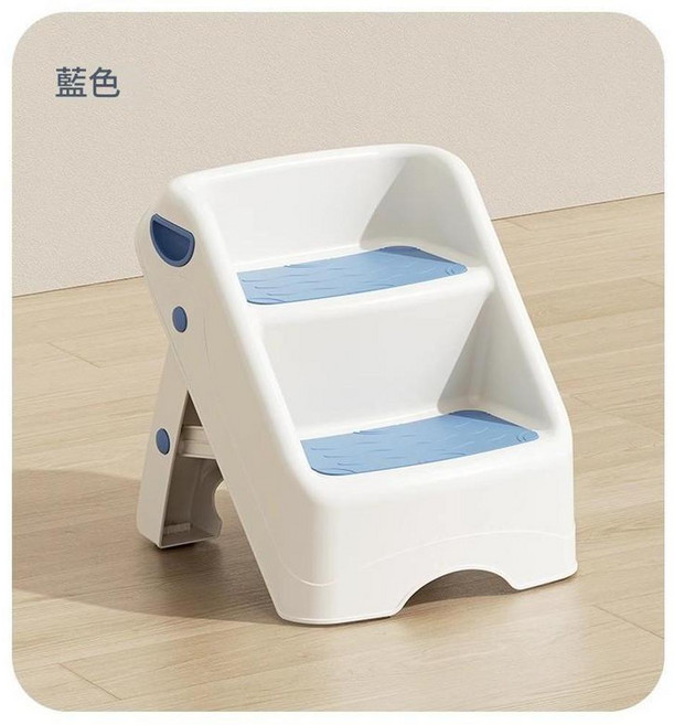 JWJJ 兒童墊腳凳, 藍色, 1個