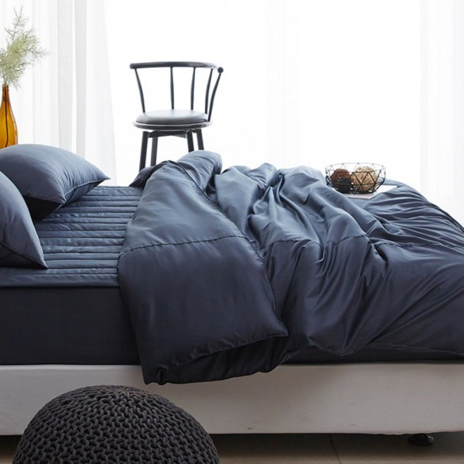 MOC면모달 보들보들한 이불커버매트커버세트LK 네이비
