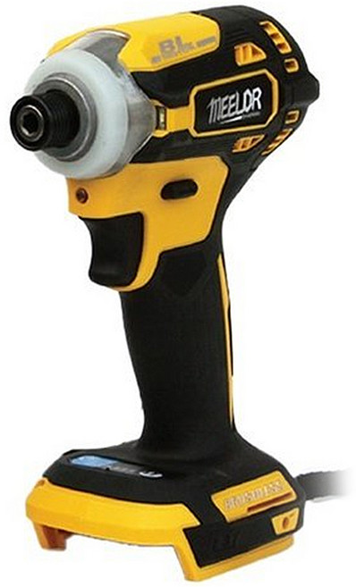 밀러 임팩트 드라이버(옐로우) 베어툴 ML-213BL 18V 충전 전동 드릴 마끼다 호환 한손 경량 컴팩트 목공, 1개