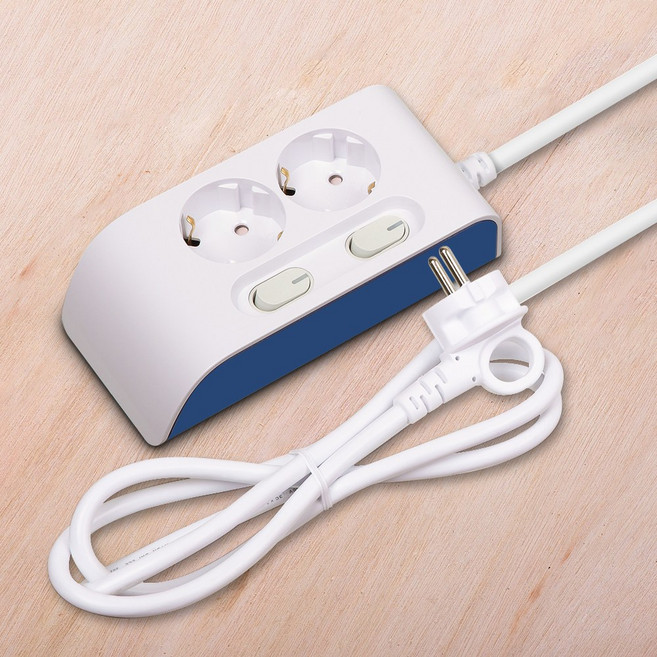 멀티탭 멀티콘센트 하이탭 개별스위치 멀티탭 2구, 1개, 5m