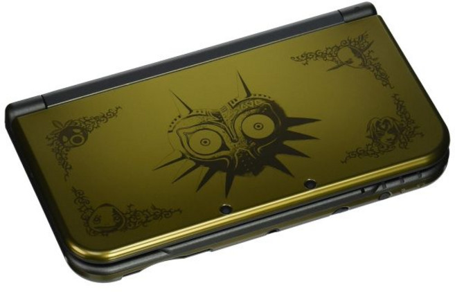 닌텐도 젤다의 새로운 3DS XL 전설 마조라의 마스크 한정판 골드블랙