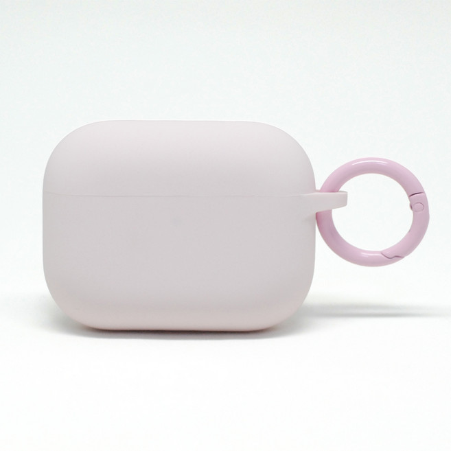 플레이360 에어팟프로 3 케이스 / 실리콘 키링 케이스, 베이비핑크