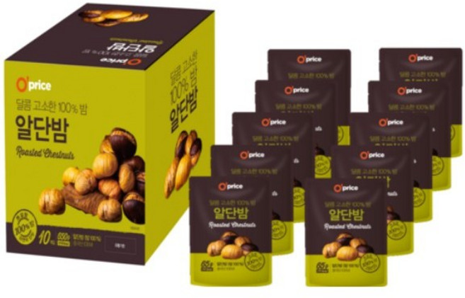 Oprice 자연단맛 알단밤, 650g, 1개