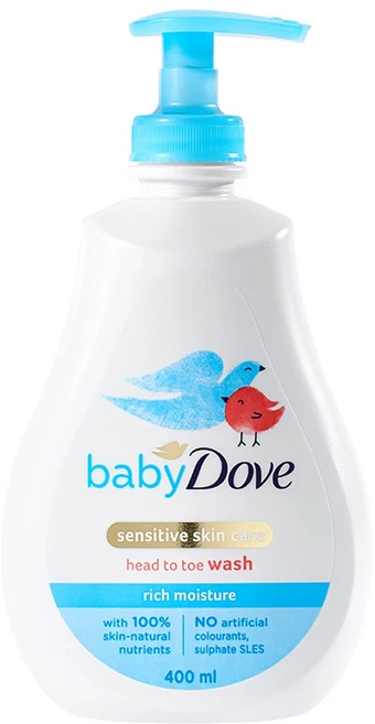 베이비도브 유아용 바디워시 리치모이스처 베이비향, 400ml, 1개 - 쿠팡