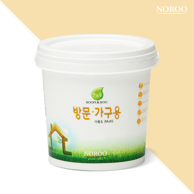 순앤수 항균 방문 가구용 페인트 1L, 탄저린옐로우 NR3009, 1개