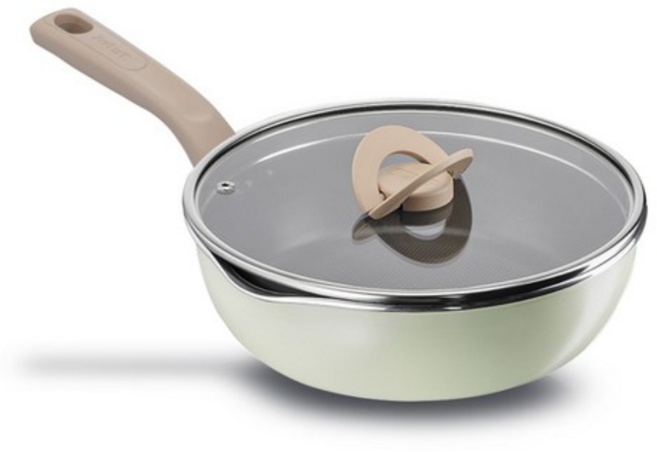 테팔 인덕션 원픽냄비팬, 1개, 24cm, 피스타치오 그린