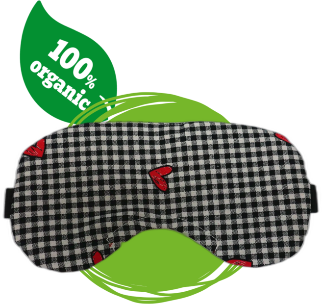 더드림 국산 오가닉 핸드메이드 수면안대 코와이어 암막안대 하트