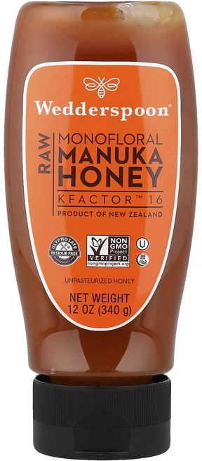 웨더스푼 100% 마누카 꽃꿀 KFactor 16 340g(12oz), 340g, 3개 - 쿠팡