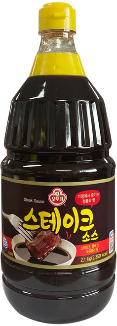 오뚜기 스테이크 소스, 2.1kg, 4세트