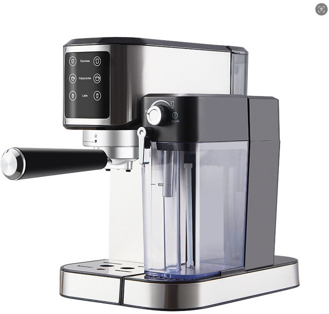 Coffee Machine 20Bar咖啡機蒸汽泵壓式半自動高壓萃取加熱咖啡機, 5120奶缸款:國內可用110V, 1個, 1L