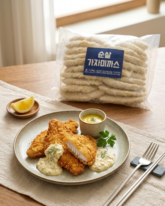 사조오양 순살 가자미까스 1.2kg, 1개