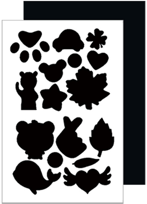 아띠꼴로 1+1 1세트 침낭 텐트 패딩 보수 스티커 수선패치 테이프, 블랙(디자인+무지), 1개