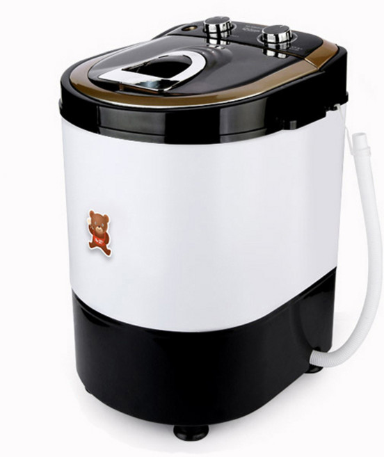 휴앤봇 미니세탁기 2.5kg/3kg 소형 헹굼 아기옷 속옷 양말 1인용 세탁 원룸세탁기, 2.5kg (높이 45cm)