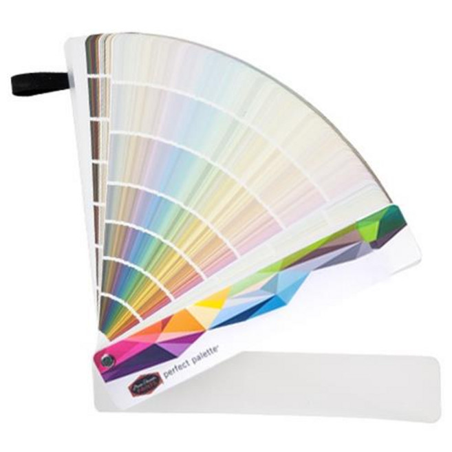 던에드워드페인트 펜덱부채형 팔레트 색상표, 부채형 컬러펜덱