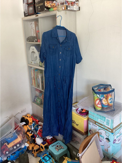 牛仔布洋裝（長袖、短袖）