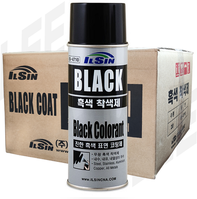 일신 흑색 착색제, 20개, 420ml, 블랙