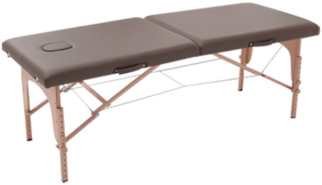 세븐뷰티 접이식 마사지 침대, 경량 접이식마사지침대 A-004_라이트브라운
