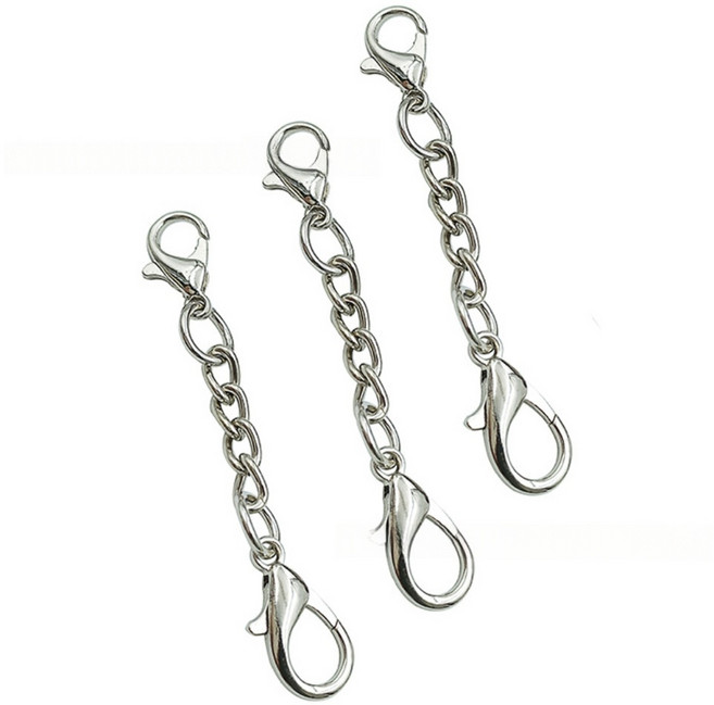 열쇠고리 연결키링 18pcs, 랍스터고리 실버, 1개